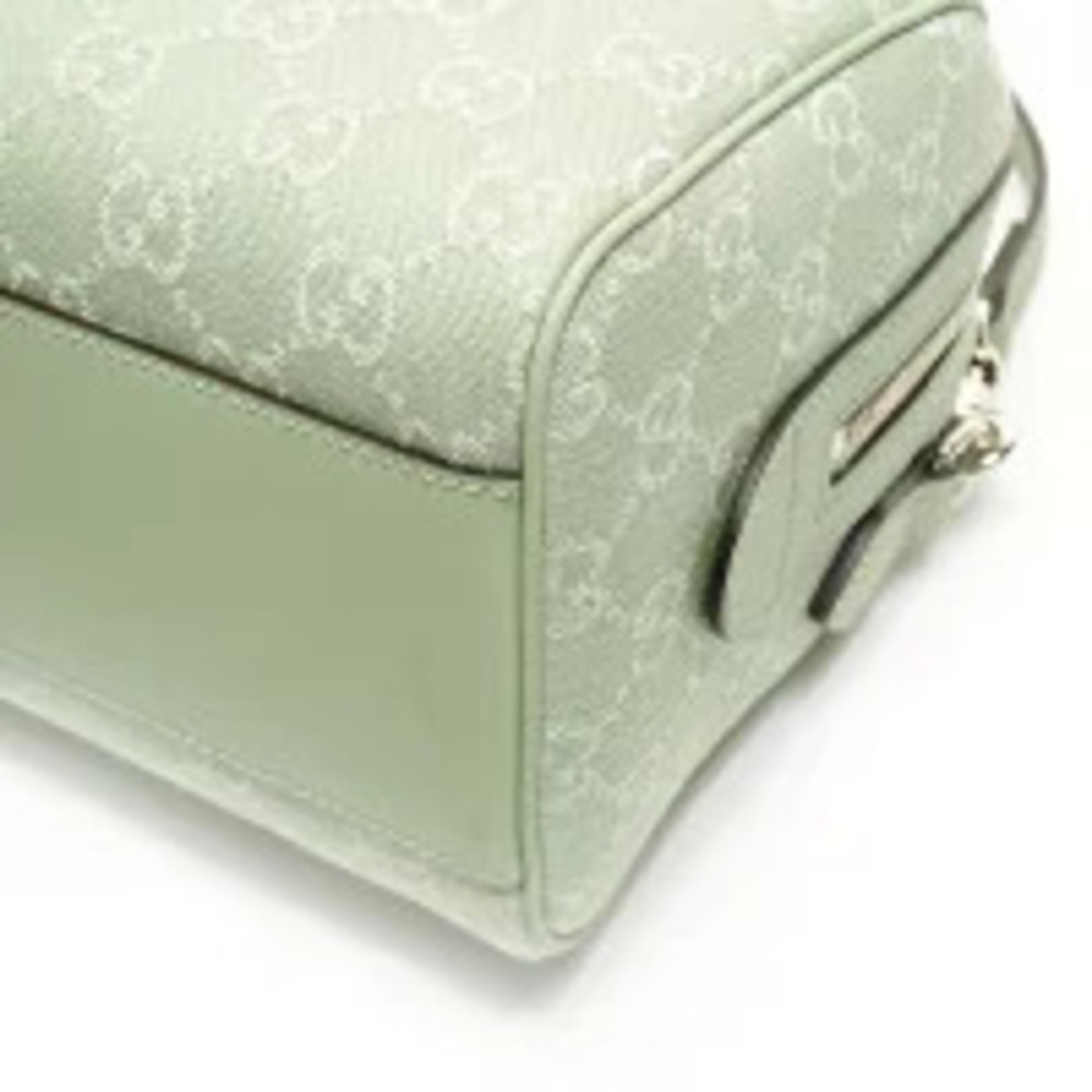 Gucci Ophidia GG Canvas Boston Bag Green - Picture 6 of 13